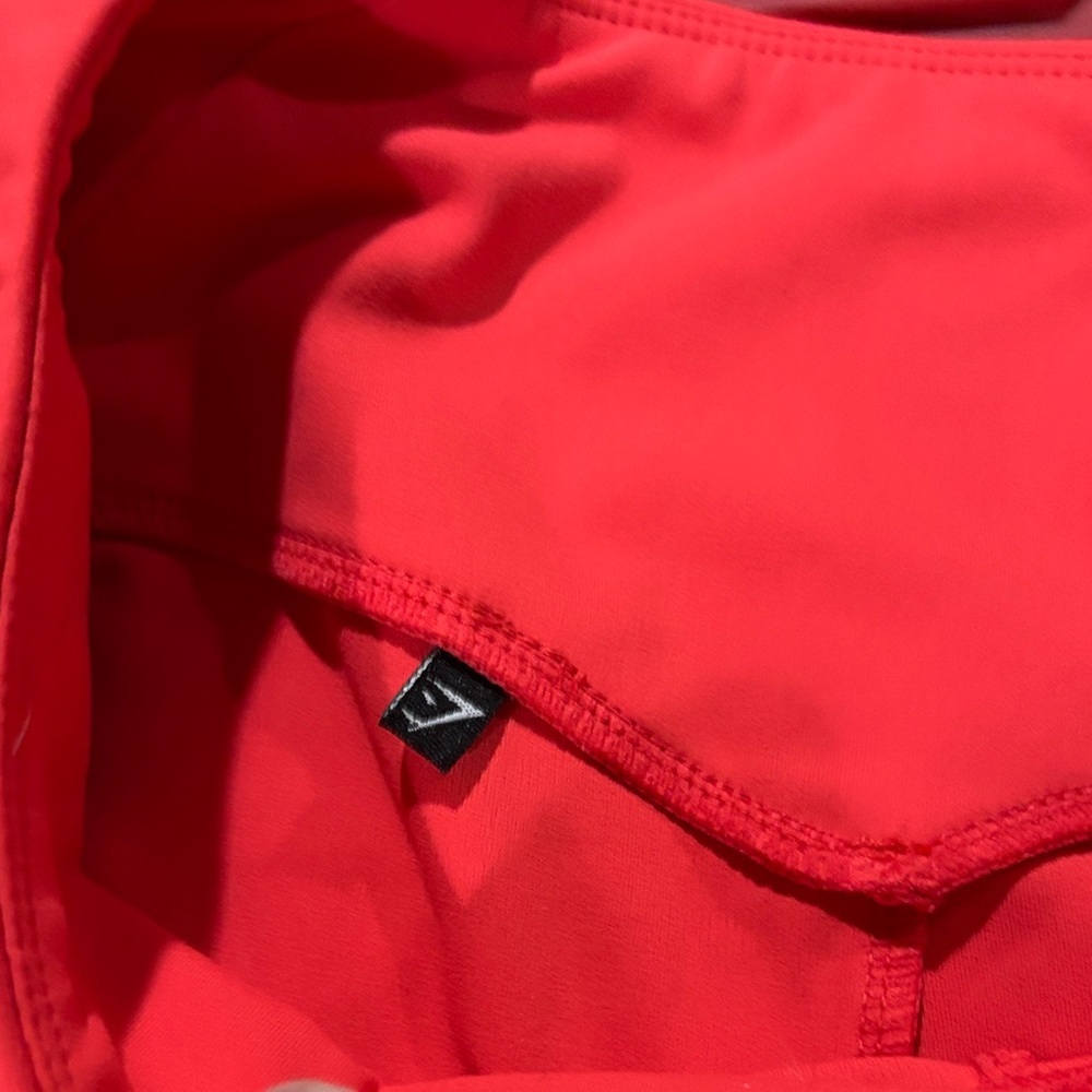 Gymshark Women's Leggings - Red and Coral - Picture 3 of 5